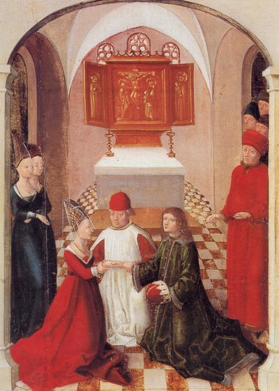 Judith of Flanders Marries Welf IV of Altdorf by Unbekannt Unbekannt